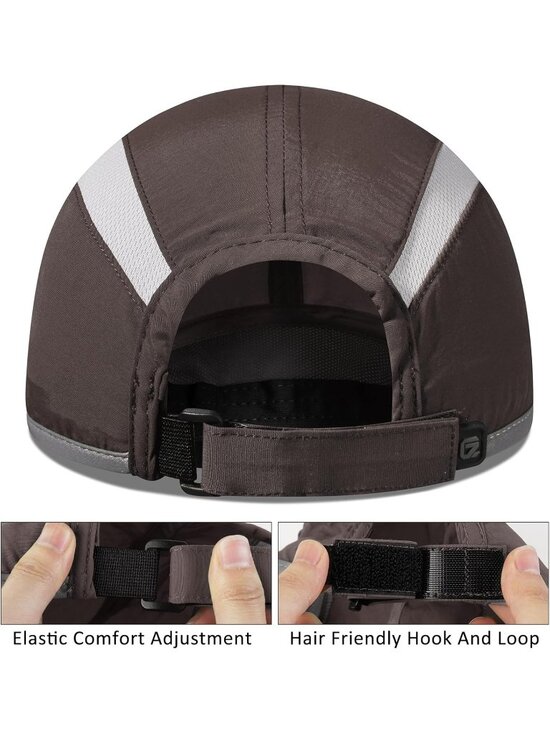 〽️Women Coffee Reflective Folding Hat Design UPF 50+ Sun Protection Sport Hats main image 4